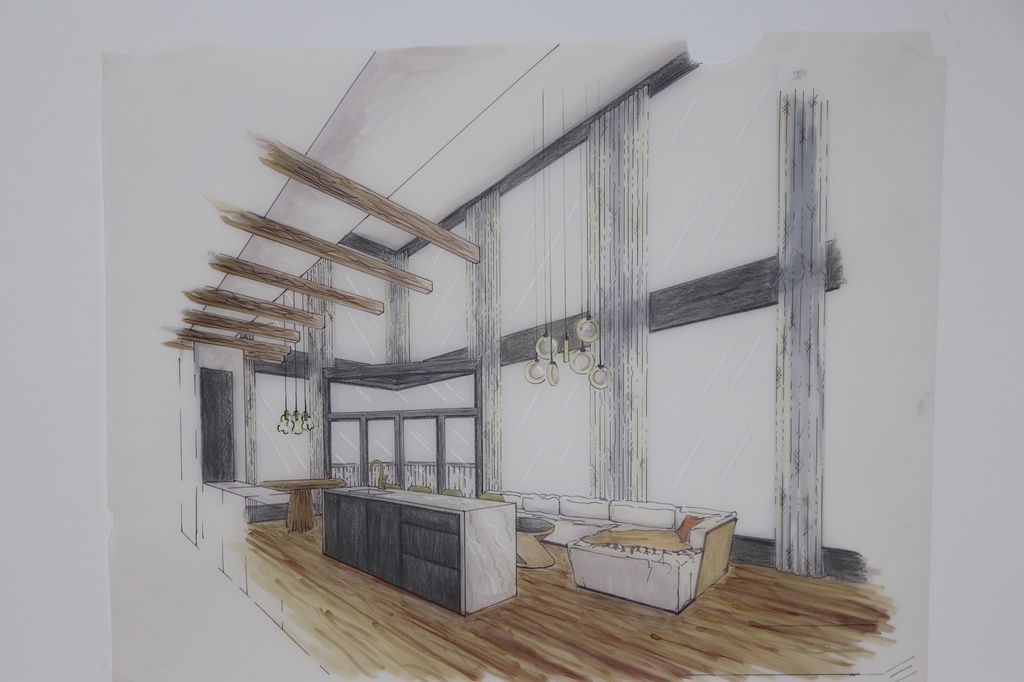 Industrial Penthouse, penthouse interior design by Mari Mariah Interior Design.